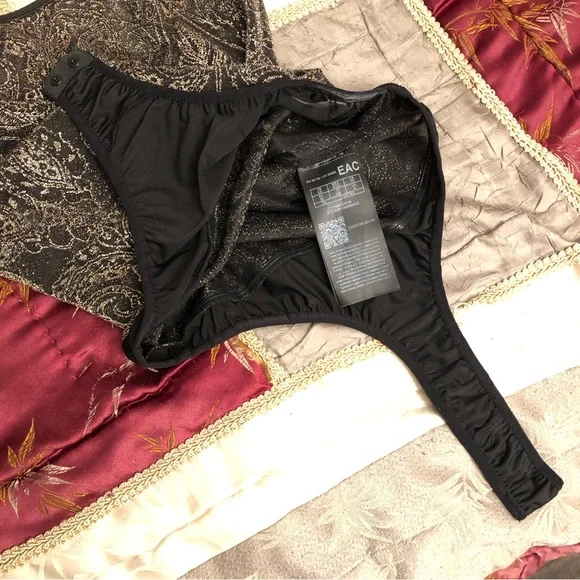 Marciano Marta Semi-Sheer Bodysuit | size XS - Picture 11 of 11